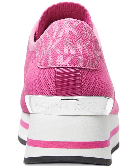 michael michael kors women's monique knit trainer running sneakers|monique knitting trainers.